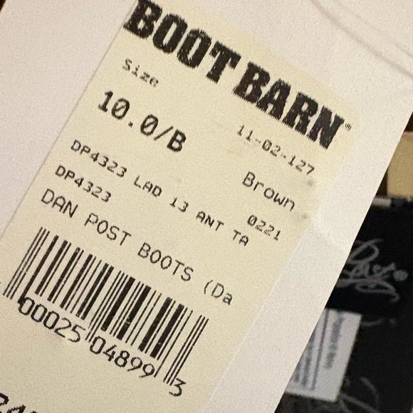 Dan Post Metaya western leather boots sz 10 medium New - Picture 4 of 10